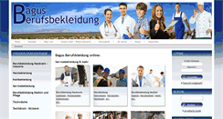 Desktop Screenshot of berufsbekleidung-stuttgart.de